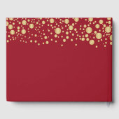 Livre D'or Gold Confetti Parti de retraite Rose (Verso)