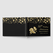 Livre D'or Gold Confetti Rose 50e anniversaire Mariage (Complet)