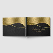 Livre D'or Gold et Black Damask tendance (Complet)