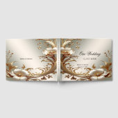 Livre D'or Gold Floral Guest Book (Complet)