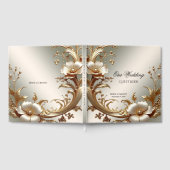 Livre D'or Gold Floral Guest Book (Complet)