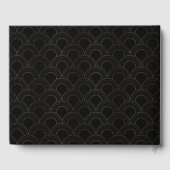 Livre D'or Gold Great Gatsby Art Déco Style Mariage (Verso)