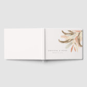 Livre D'or Gold Pampas Grass Mariage invité C100 (Complet)