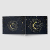 Livre D'or Gold Stars Night Celestial Sunburst Moon (Complet)