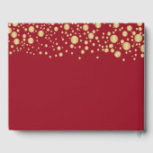 Livre D'or Golden Confetti Rose 40e anniversaire de Mariage (Verso)