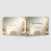 Livre D'or Golden Floral Guest Book (Complet)
