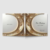 Livre D'or Golden Ornate Frame Guest Book (Complet)
