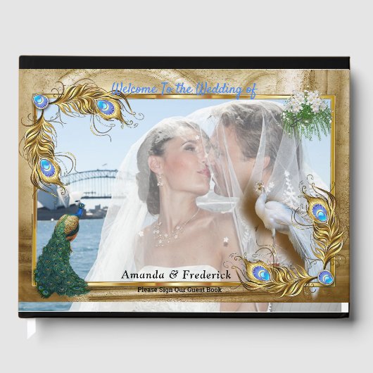 Livre D'or Golden Royal Peacock Temple Dreams (Recto)