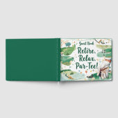 Livre D'or Golf de la retraite thème aquarelle golf (Complet)