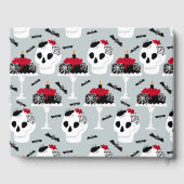 Livre D'or Goth Anniversaire Graduation Skeleton Spider Cake (Verso)