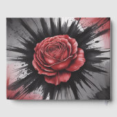 Livre D'or Gothic Rose Wedding Frame (Verso)