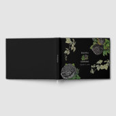 Livre D'or Gothique Halloween Rose noir Mariage (Complet)