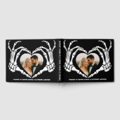 Livre D'or Gothique Romantique Squelette main Halloween Maria (Complet)