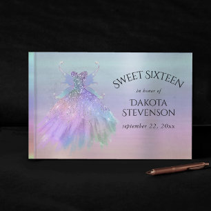 Livre D'or Gown Ethereal Fairy Wing Rainbow Pastel Sheen