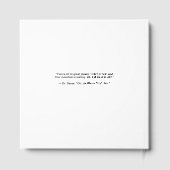 Livre D'or GRAD moderne Arc Noir Photo Party Graduation (Verso)