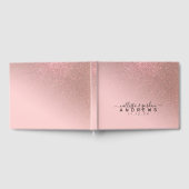 Livre D'or Gradient diagonal Rose Gold Blush Pink ombre (Complet)