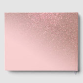 Livre D'or Gradient diagonal Rose Gold Blush Pink ombre (Verso)