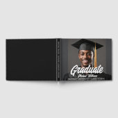 Livre D'or Graduate Photo with Bold Script Graduation Party (Complet)