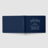 Livre D'or Graduation 2025 Navy Blue Grad Party (Complet)