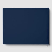Livre D'or Graduation 2025 Navy Blue Grad Party (Verso)