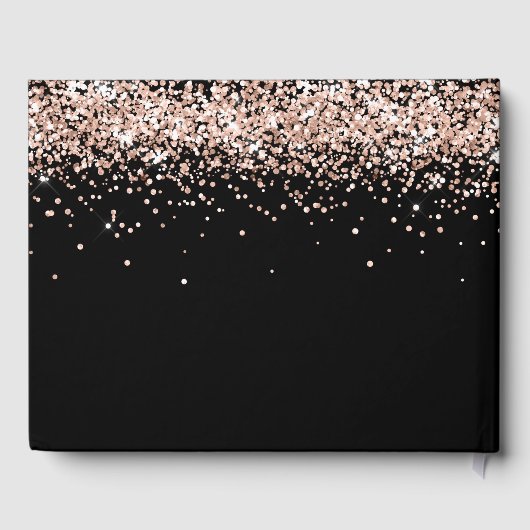 Livre D'or Graduation party noir rose or 2025 (Verso)