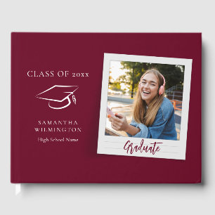 Livre D'or Graduation Photo Script Grad Party Bourgogne