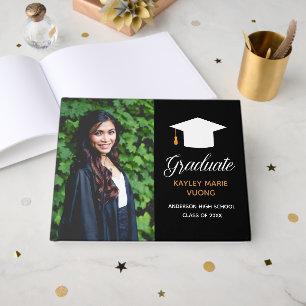 Livre D'or Graduation Senior Photo Autograph Keepsaké 2025