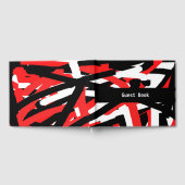 Livre D'or Graffiti noir, blanc et rouge (Complet)