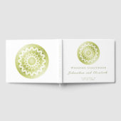 Livre D'or Green Lace Mandala Wedding (Complet)