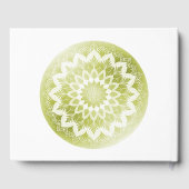 Livre D'or Green Lace Mandala Wedding (Verso)