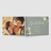 Livre D'or Greenery Floral Sage Green Photo Wedding (Complet)