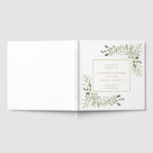 Livre D'or Greenery In Loving Memory Memorial Funeral (Complet)
