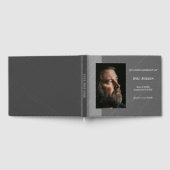 Livre D'or Gris Célébration de la vie Photo commémorative (Complet)
