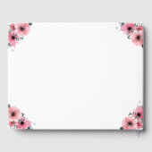 Livre D'or Gros 17e anniversaire Photo Collage Fleur Fille Bl (Verso)