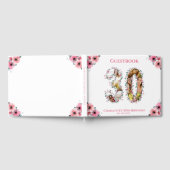 Livre D'or Gros 30e anniversaire Photo Collage Fleur Fille Bl (Complet)