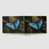 Livre D'or Gros, beau, bleu, papillon (Complet)