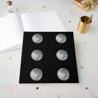 Livre D'or Gros plan sur la pleine lune dans le ciel nocturne