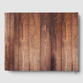 Livre D'or Grotte rustique Bois de cerf Antlers & Initiales (Verso)