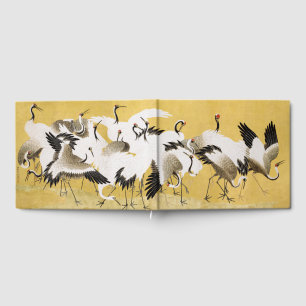 Livre D'or Grues japonaises vintage oiseau classique