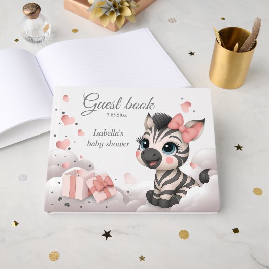 Livre D'or Guest Book (Recto ouvert)
