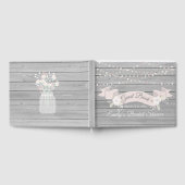 Livre D'or Guirlande lumineuse en bois gris rustique pour la (Complet)