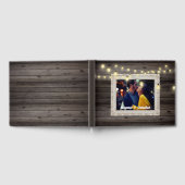 Livre D'or Guirlande lumineuse en bois pour mariage rustique  (Complet)