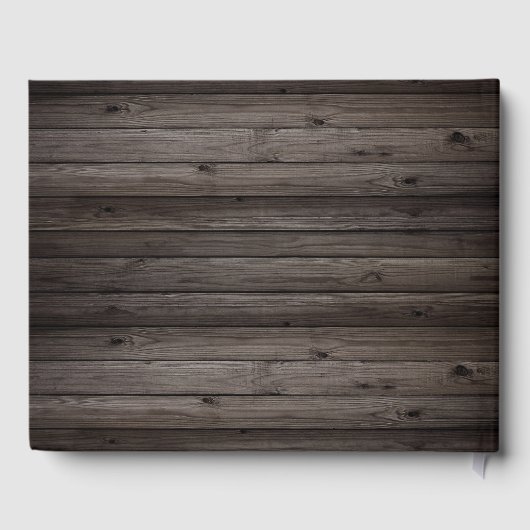 Livre D'or Guirlande lumineuse en bois pour mariage rustique  (Verso)