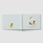 Livre D'or Halloween Blue Ghost Little Boo N'importe quel âge (Complet)