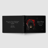 Livre D'or Halloween gothique rouge effrayant moody (Complet)