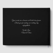 Livre D'or Halloween gothique rouge effrayant moody (Verso)