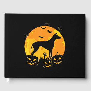 Livre D'or Halloween Greyhound Jack Citrouille de marionnet