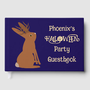 Livre D'or Halloween Jackalope Trace ou traitement personnali