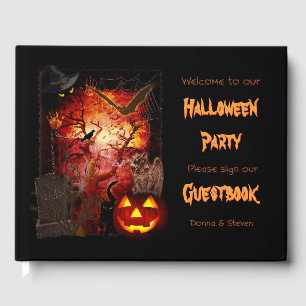 Livre D'or Halloween Party (personnalisable)