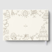 Livre D'or Hand Drawn Vintage Whimsical Wedding (Verso)
